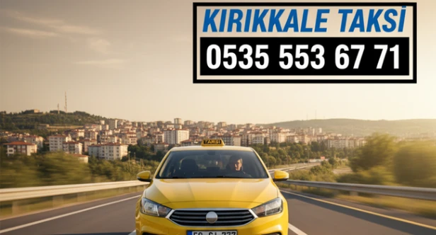 Kırıkkale taksi ekibi ve aracı